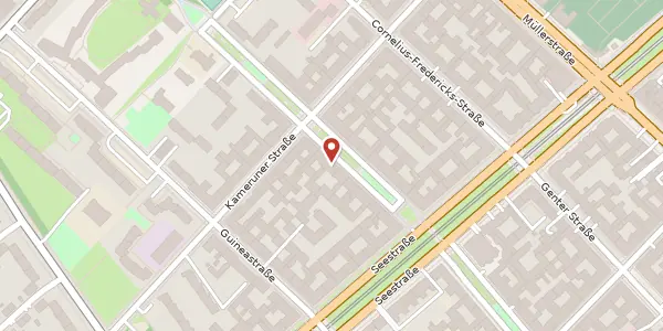 Karte der Umgebung von Togostraße 76, 13351 Berlin