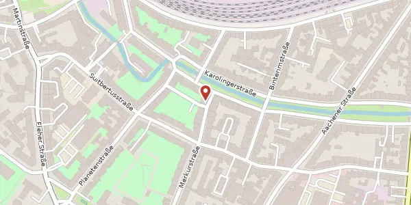Karte der Umgebung von Merkurstr. 1, 40223 Düsseldorf