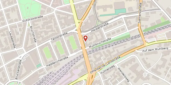 Karte der Umgebung von Darmstädter Landstr. 21, 60594 Frankfurt