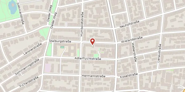 Karte der Umgebung von Stalburgstr. 15, 60318 Frankfurt