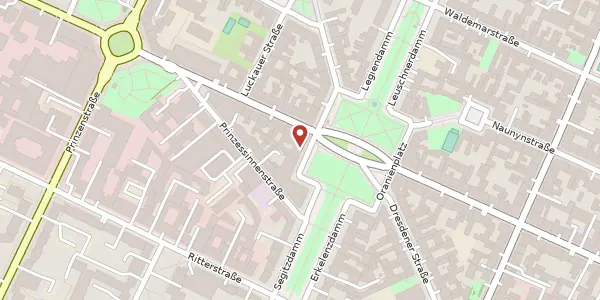 Karte der Umgebung von Oranienplatz 2, 10999 Berlin