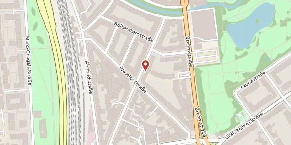 Karte der Umgebung von Speldorfer Str. 5, 40239 Düsseldorf