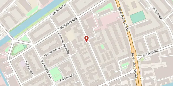 Karte der Umgebung von Geibelstraße 43, 22303 Hamburg