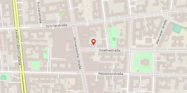 Karte der Umgebung von Goethestraße 37/38, 10625 Berlin
