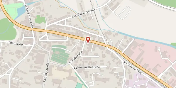Karte der Umgebung von Neue Amberger Str. 48, 92655 Grafenwöhr
