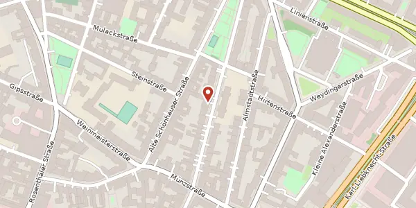 Karte der Umgebung von Max-Beer-Straße 25, 10119 Berlin