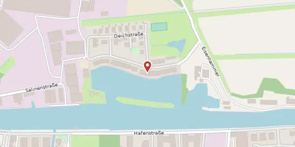 Karte der Umgebung von Holzteichstraße 22-23, 17489 Greifswald
