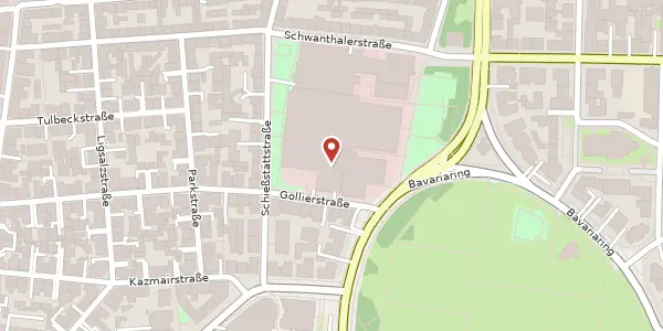 Karte der Umgebung von Theresienhöhe 6a, 80339 München