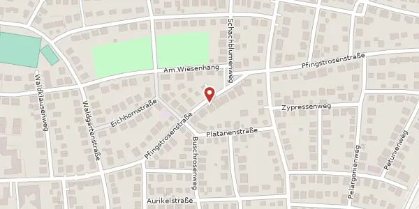 Karte der Umgebung von Pfingstrosenstr. 37, 81377 München