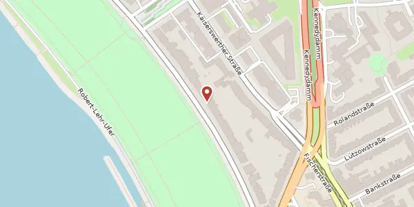Karte der Umgebung von Cecilienallee 34, 40474 Düsseldorf