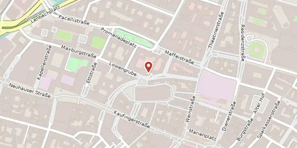 Karte der Umgebung von Löwengrube 18, 80333 München