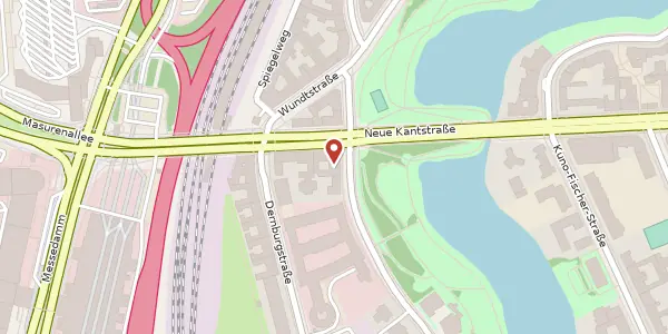 Karte der Umgebung von Herbartstraße 16, 14057 Berlin
