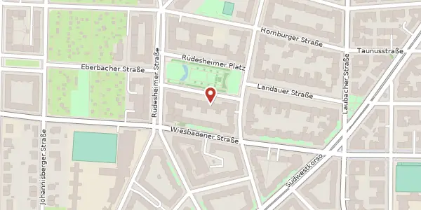 Karte der Umgebung von Rüdesheimer Platz 10, 14197 Berlin