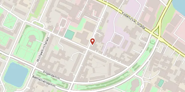 Karte der Umgebung von Adalbertstraße 35, 10179 Berlin