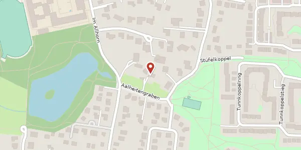 Karte der Umgebung von Aalheitengraben 3, 22359 Hamburg