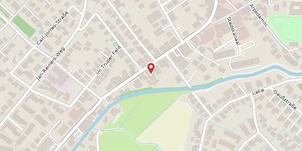 Karte der Umgebung von Hauptstraße 46, 28865 Lilienthal