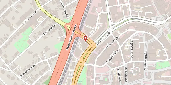 Karte der Umgebung von Stapenhorststr. 1, 33615 Bielefeld