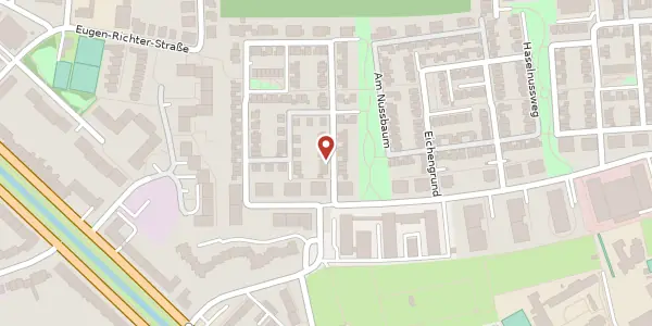 Karte der Umgebung von Zur Weide 12, 40470 Düsseldorf