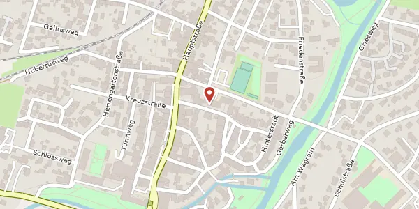Karte der Umgebung von Burgplatz 1, 78183 Hüfingen