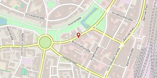 Karte der Umgebung von Schorlemerstr. 12, 48143 Münster