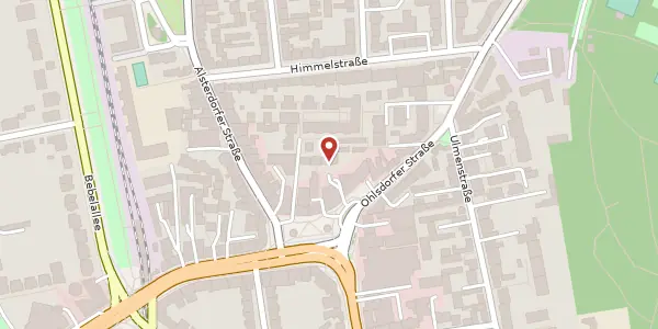 Karte der Umgebung von Ohlsdorfer Straße 3a, 22299 Hamburg