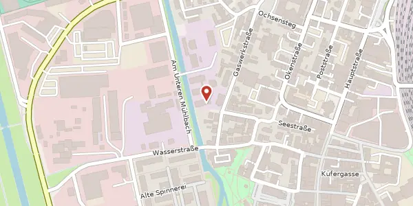 Karte der Umgebung von Gaswerkstraße 5 b, 77652 Offenburg