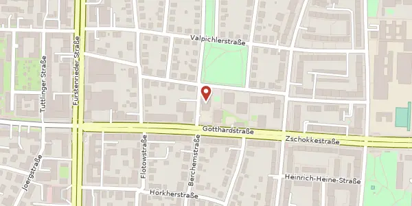 Karte der Umgebung von Ostendorferweg 3, 80686 München