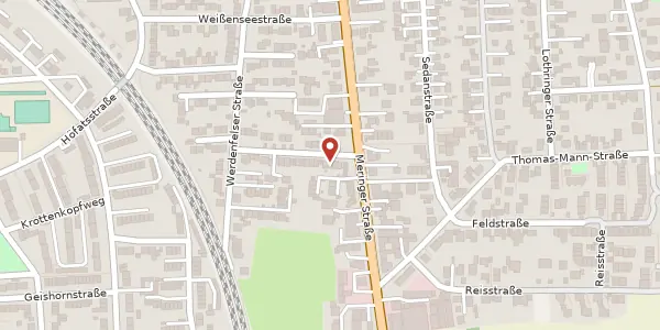 Karte der Umgebung von Alpseestr. 22, 86163 Augsburg