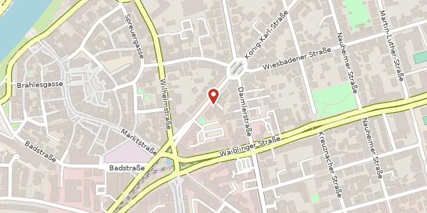 Karte der Umgebung von König-Karl-Straße 41, 70372 Stuttgart