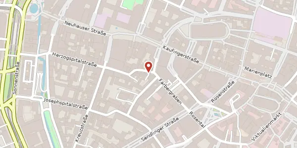 Karte der Umgebung von Altheimer Eck 3, 80331 München