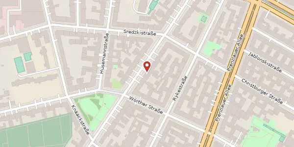 Karte der Umgebung von Kollwitzstraße 76, 10435 Berlin