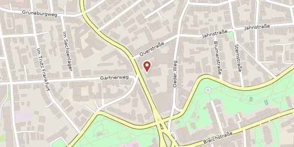 Karte der Umgebung von Eschersheimer Landstr. 10, 60322 Frankfurt