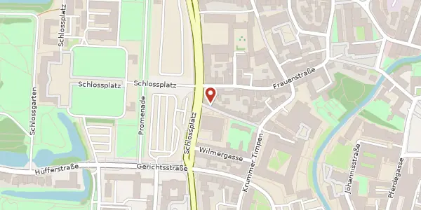 Karte der Umgebung von Bäckergasse 2, 48143 Münster