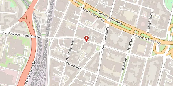 Karte der Umgebung von Rizzastraße 41, 56068 Koblenz