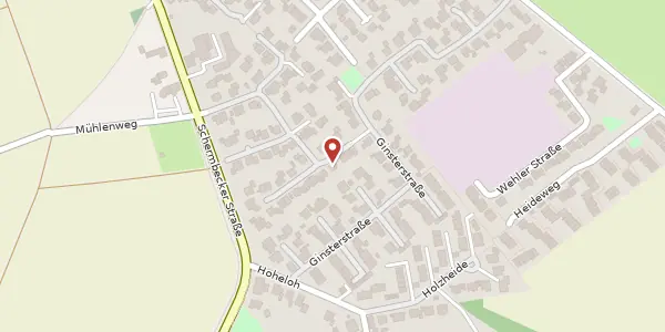 Karte der Umgebung von Lena-Nüssing-Str. 62, 46348 Raesfeld