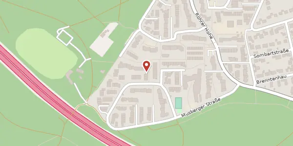 Karte der Umgebung von Hutteneichenweg 20, 70565 Stuttgart