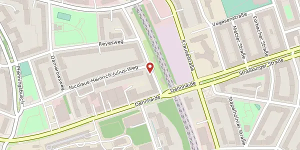 Karte der Umgebung von Pinelsweg 5, 22081 Hamburg