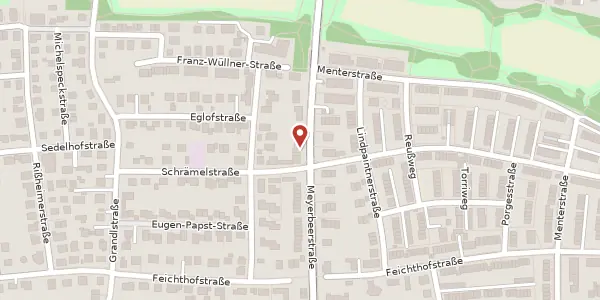 Karte der Umgebung von Meyerbeerstr. 53, 81247 München