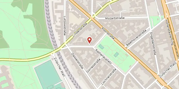 Karte der Umgebung von Boisseréestraße 4, 50674 Köln