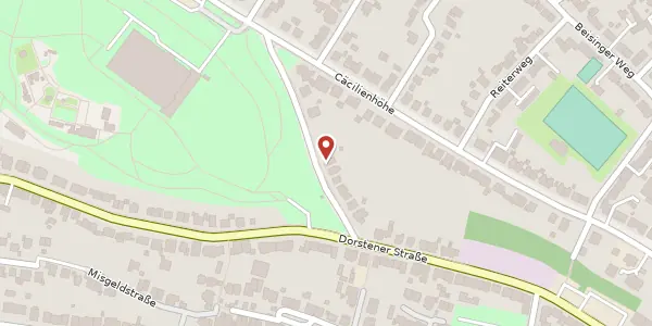 Karte der Umgebung von Arenbergstr. 14, 45657 Recklinghausen