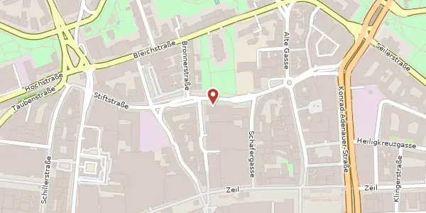 Karte der Umgebung von Stephanstr. 5, 60313 Frankfurt