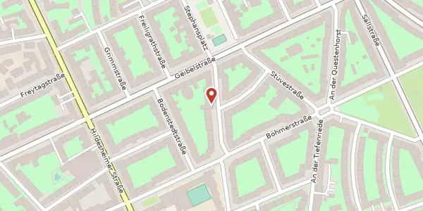 Karte der Umgebung von Mendelssohnstraße 6, 30173 Hannover
