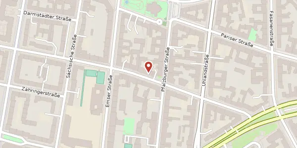 Karte der Umgebung von Düsseldorfer Straße 12, 10719 Berlin