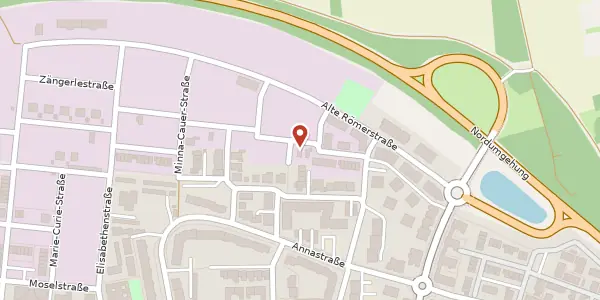 Karte der Umgebung von Elisabeth-Schwarzhaupt-Str. 57, 63225 Langen