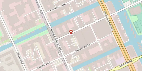 Karte der Umgebung von Wendenstraße 6, 20097 Hamburg