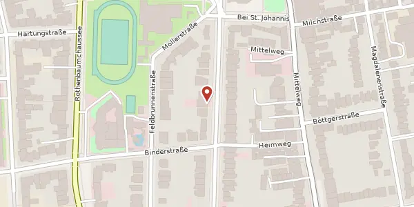 Karte der Umgebung von Heimhuder Straße 71, 20148 Hamburg