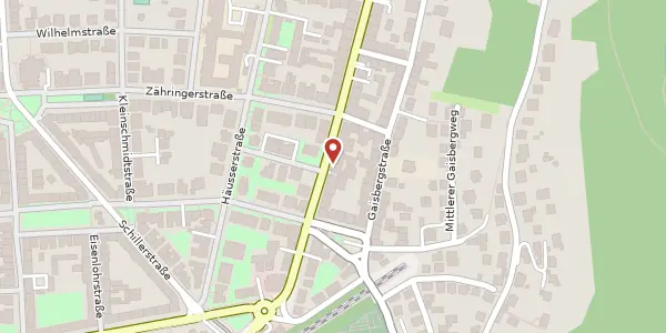 Karte der Umgebung von Rohrbacher Straße 81, 69115 Heidelberg