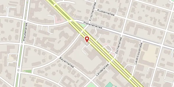 Karte der Umgebung von Reichsstraße 90a, 14050 Berlin