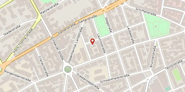 Karte der Umgebung von Danneckerstr. 41, 60594 Frankfurt