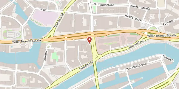 Karte der Umgebung von Brandstwiete 36, 20457 Hamburg
